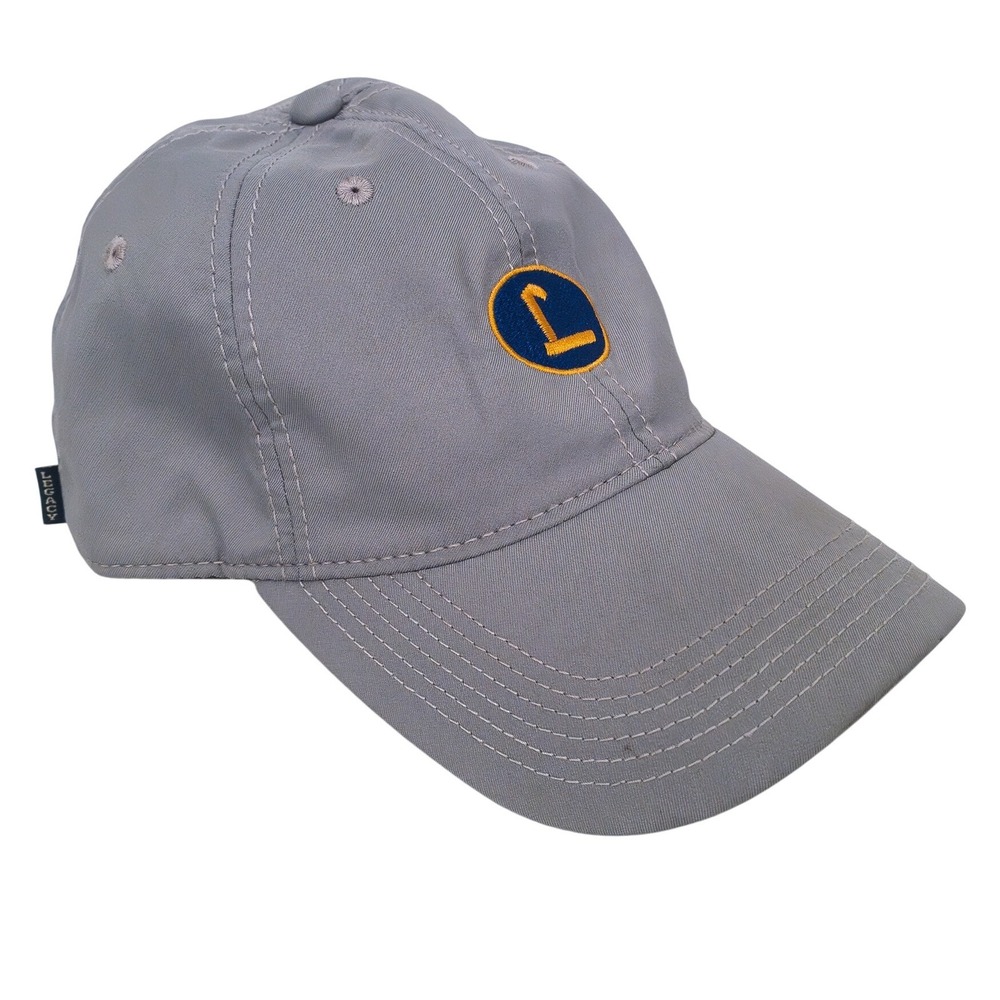 Legacy Athletic Baseball Cap Men OSFM Grey L Patch Dad Hat Cotton Twill